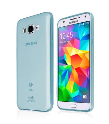 CaseUp Samsung Galaxy Core Prime Kılıf Transparent Soft Mavi