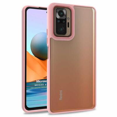 Microsonic Xiaomi Redmi Note 10 Pro Max Kılıf Bright Planet Rose Gold