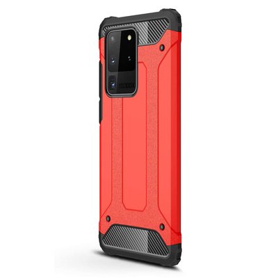 CaseUp Samsung Galaxy S20 Ultra Kılıf Tank Kırmızı