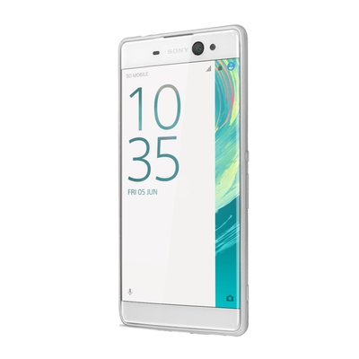 CaseUp Sony Xperia XA Ultra Lazer Kesim Silikon Kılıf Gümüş