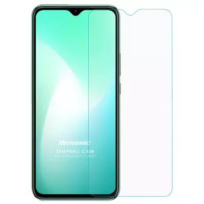 Microsonic Infinix Hot 11 Play Tempered Glass Cam Ekran Koruyucu