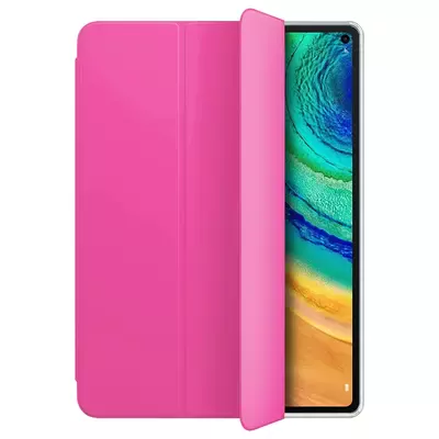 Microsonic Huawei MatePad 10.4'' Kılıf Slim Translucent Back Smart Cover Pembe