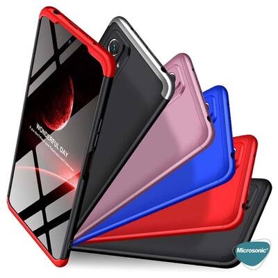 Microsonic Xiaomi Redmi Note 10 Pro Kılıf Double Dip 360 Protective AYS Mavi