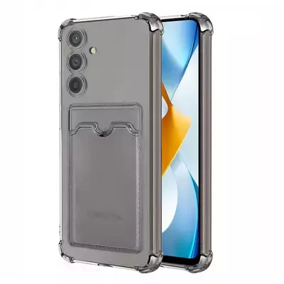 Microsonic Samsung Galaxy A24 Card Slot Shock Kılıf Siyah