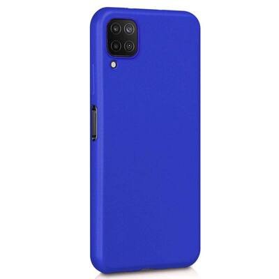 Microsonic Samsung Galaxy M22 Kılıf Matte Silicone Mavi