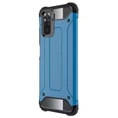 Microsonic Xiaomi Poco M5s Kılıf Rugged Armor Mavi