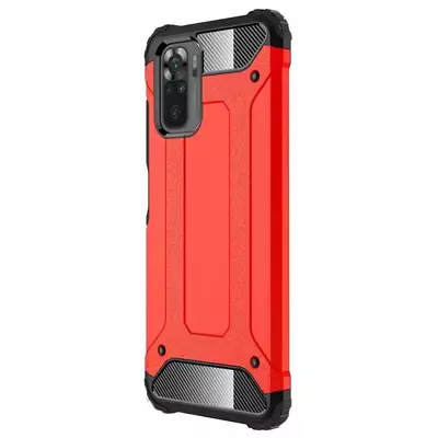 Microsonic Xiaomi Poco M5s Kılıf Rugged Armor Kırmızı