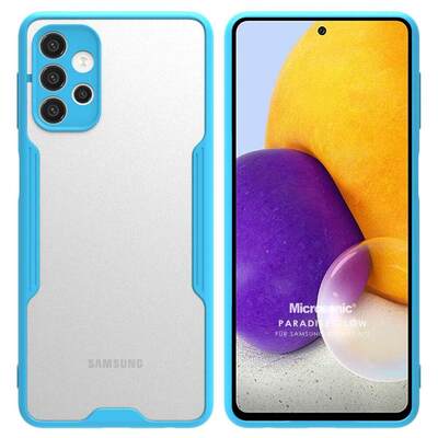 Microsonic Samsung Galaxy A72 Kılıf Paradise Glow Turkuaz