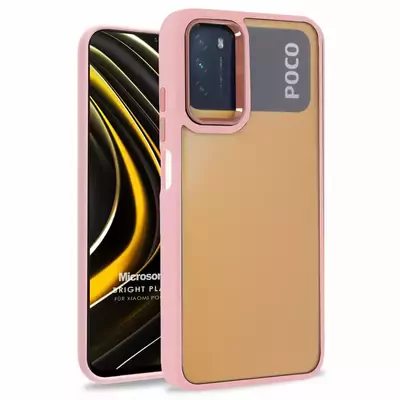 Microsonic Xiaomi Poco M3 Kılıf Bright Planet Rose Gold