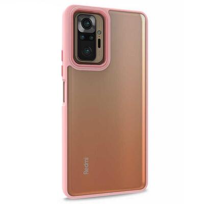 Microsonic Xiaomi Redmi Note 10 Pro Kılıf Bright Planet Rose Gold