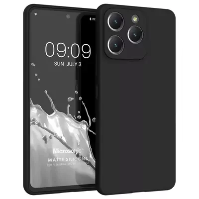 Microsonic Matte Silicone General Mobile Era 30 Kılıf Siyah