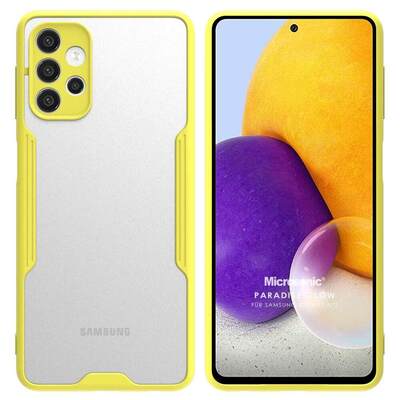 Microsonic Samsung Galaxy A72 Kılıf Paradise Glow Sarı