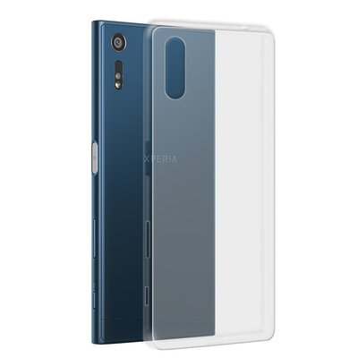 CaseUp Sony Xperia XZ Kılıf Transparent Soft Pembe