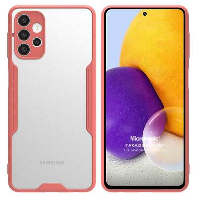 Microsonic Samsung Galaxy A72 Kılıf Paradise Glow Pembe