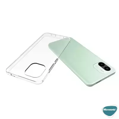 Microsonic Xiaomi Redmi A1 Kılıf Transparent Soft Şeffaf