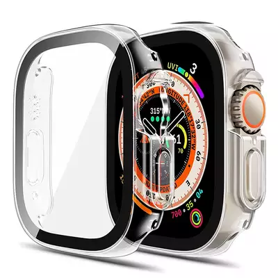 Microsonic Apple Watch Ultra 2 Kılıf Clear Premium WatchBand Şeffaf