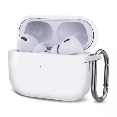 Microsonic AirPods Pro 2.Nesil Kılıf Askılı Mat Silikon Beyaz