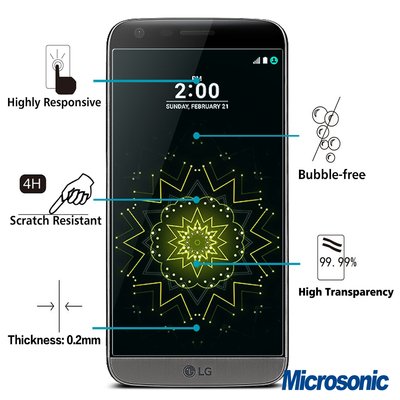 Microsonic Lenovo A7000 Temperli Cam Ekran Koruyucu Film