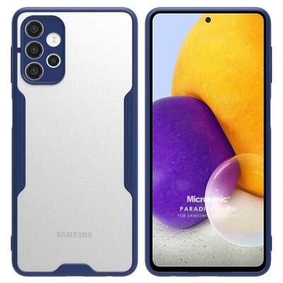 Microsonic Samsung Galaxy A72 Kılıf Paradise Glow Lacivert