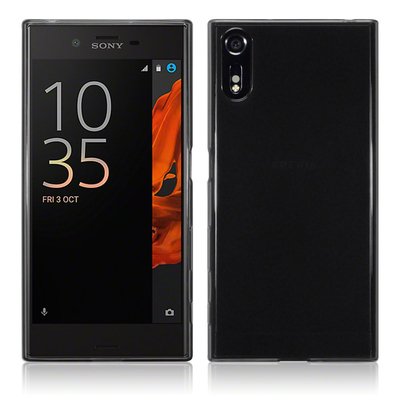 CaseUp Sony Xperia XZ Kılıf Transparent Soft Siyah