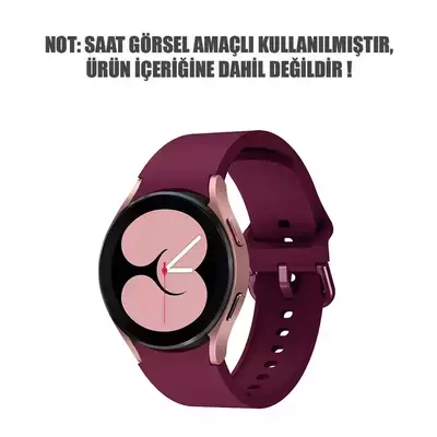 Microsonic Samsung Galaxy Watch 5 Pro 45mm Kordon Solid Silicone Band Mürdüm