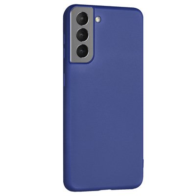 Microsonic Samsung Galaxy S21 Kılıf Matte Silicone Lacivert