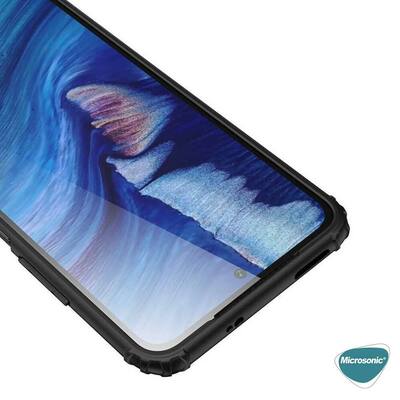 Microsonic Xiaomi Redmi Note 10 Kılıf Frosted Frame Yeşil