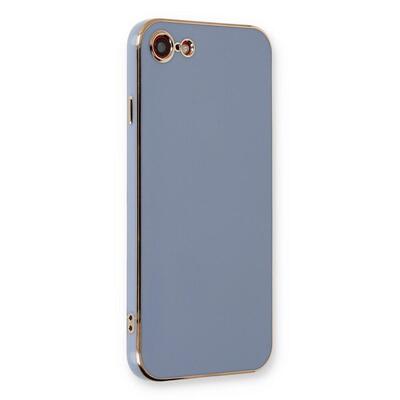 Microsonic Apple iPhone 8 Kılıf Olive Plated Lavanta Grisi