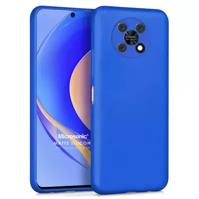 Microsonic Huawei Nova Y90 Kılıf Matte Silicone Mavi