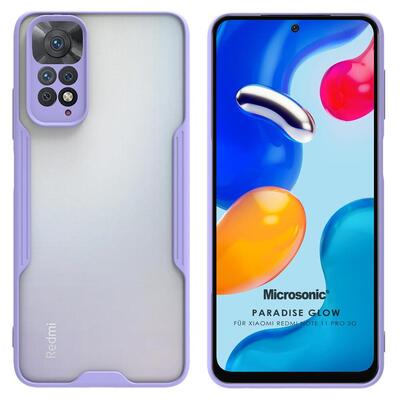 Microsonic Xiaomi Redmi Note 11 Pro 5G Kılıf Paradise Glow Lila