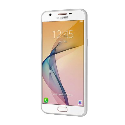 CaseUp Samsung Galaxy J5 Prime Lazer Kesim Silikon Kılıf Gümüş