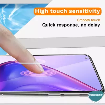 Microsonic Oppo A76 Tempered Glass Cam Ekran Koruyucu