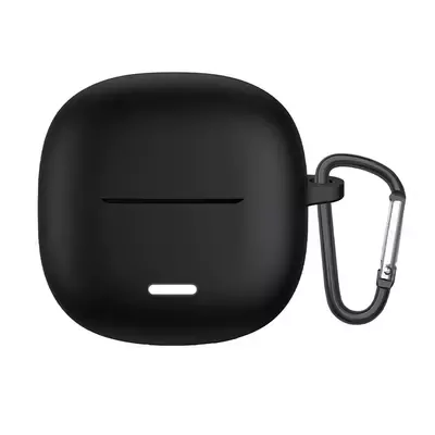 Microsonic Xiaomi Redmi Buds 6 Lite Kılıf Askılı Mat Silikon Siyah