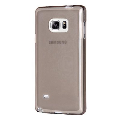 CaseUp Samsung Galaxy Note 5 Kılıf Transparent Soft Siyah