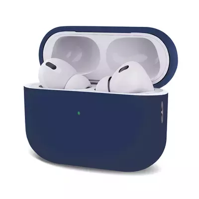 Microsonic AirPods Pro 2.Nesil Kılıf Mat Silikon Lacivert