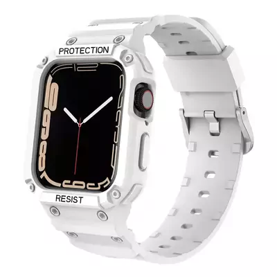 Microsonic Apple Watch 8 41mm Kordon Single Apex Resist Beyaz