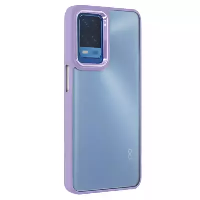 Microsonic Oppo A54 4G Kılıf Bright Planet Lila