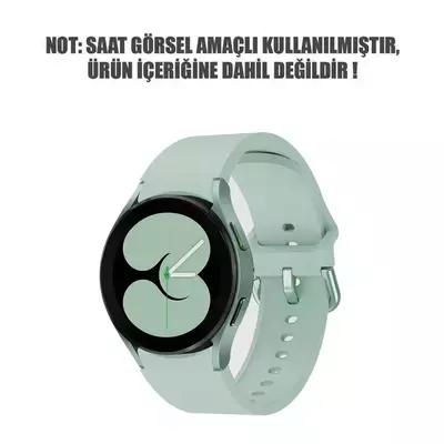 Microsonic Samsung Galaxy Watch 5 44mm Kordon Solid Silicone Band Açık Yeşil