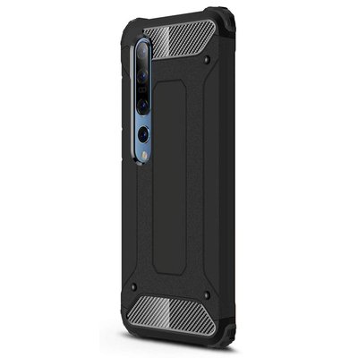 Microsonic Xiaomi Mi 10 Pro Kılıf Rugged Armor Siyah