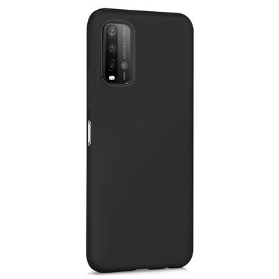 Microsonic Xiaomi Redmi 9T Kılıf Matte Silicone Siyah