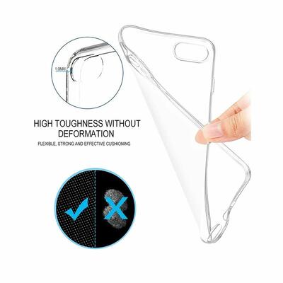 Microsonic Huawei Honor 7S Kılıf Transparent Soft Beyaz