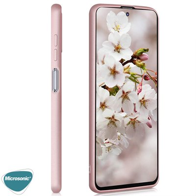 Microsonic Xiaomi Redmi 9T Kılıf Matte Silicone Rose Gold