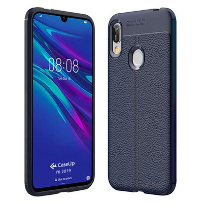 CaseUp Huawei Y6 2019 Kılıf Niss Silikon Lacivert