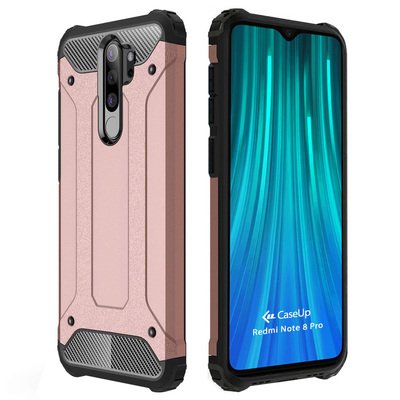 CaseUp Xiaomi Redmi Note 8 Pro Kılıf Tank Rose Gold