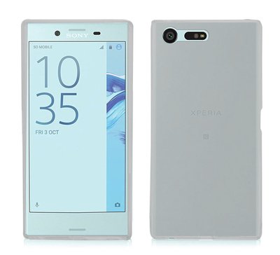 CaseUp Sony Xperia X Compact Kılıf Transparent Soft Siyah