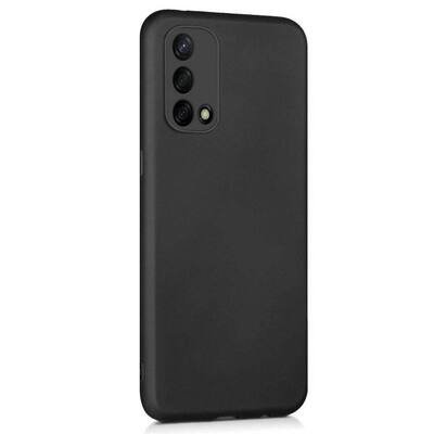 Microsonic Oppo A74 4G Kılıf Matte Silicone Siyah