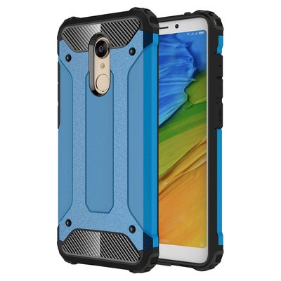 Microsonic Xiaomi Redmi 5 Plus Kılıf Rugged Armor Mavi