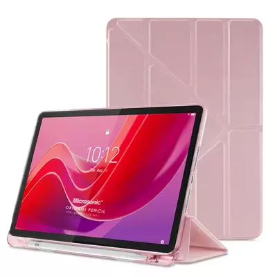 Microsonic Lenovo Tab M11 Kılıf Origami Pencil Rose Gold