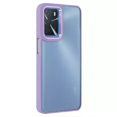 Microsonic Oppo A16 Kılıf Bright Planet Lila