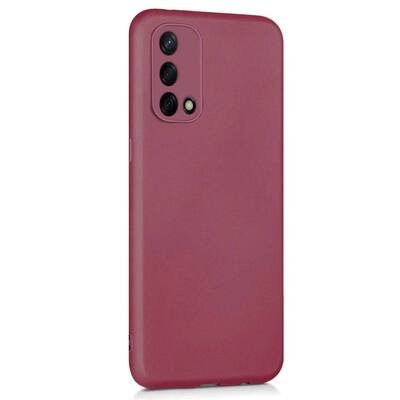 Microsonic Oppo A74 4G Kılıf Matte Silicone Mor